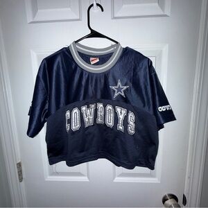 dallas cowboys cropped jersey